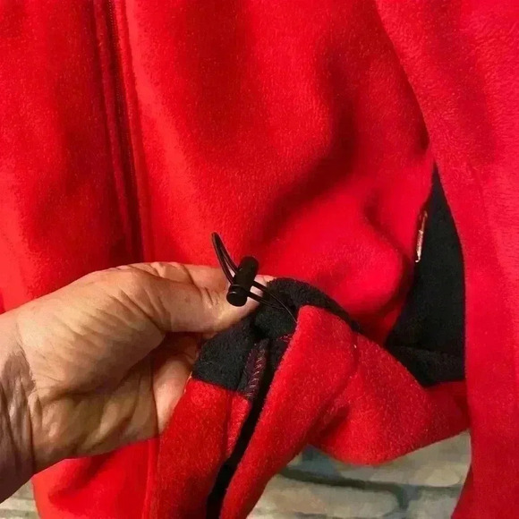 COPY - Columbia Red Black Full Zip Jacket xl-xxl - Picture 8 of 13